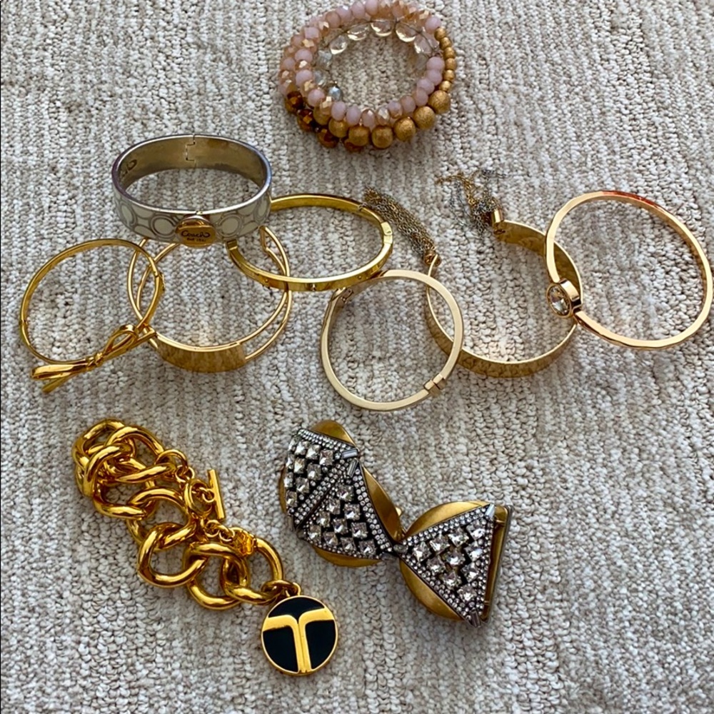 Gold bracelet bundle!